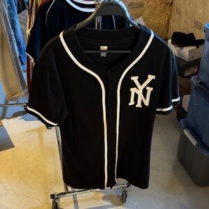 Black Baseball Style Kids Shirt